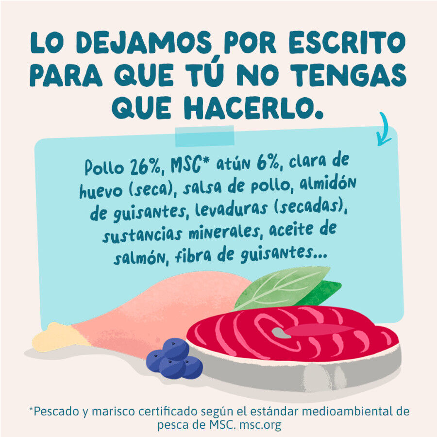 85 g Edgard & Cooper Comida h&uacute;mida de atum e frango em molho em saquetas para gatos, , large Imagem n&uacute;mero 6