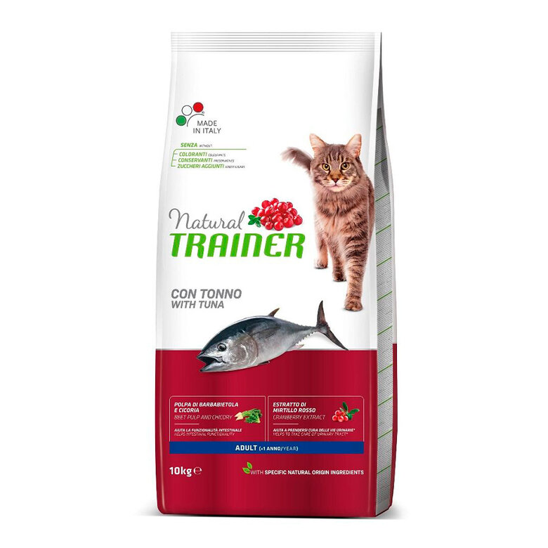 10 kg Natural Trainer Adult Atum ração para gatos ,  Imagem número 1 10 kg Natural Trainer Adult Atum ração para gatos , , large Imagem número 1