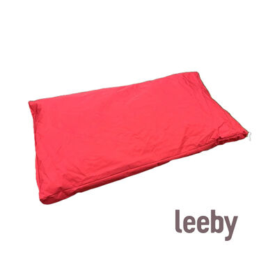 Leeby Almofada vermelha impermeável para cães