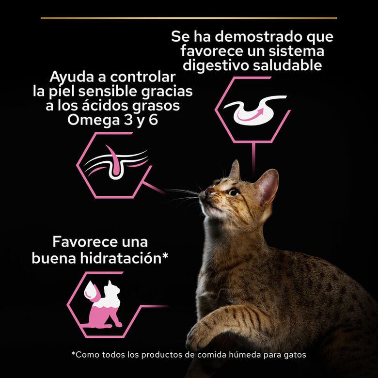 comida humeda gato pro plan delicate nutrisavour pescado Imagem n&uacute;mero 2