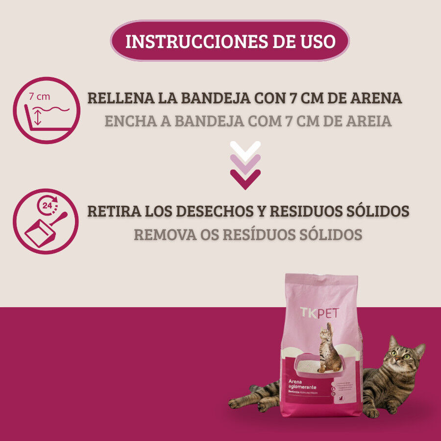 10 L TK-Pet Areia Aglomerante Fresh para gatos, , large Imagem n&uacute;mero 4