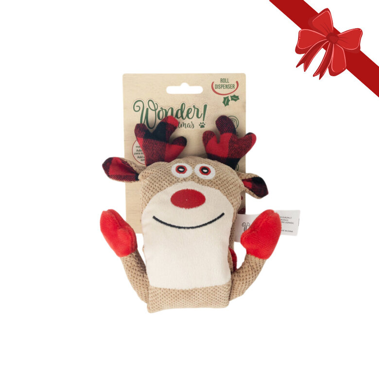 Wonder Christmas Rena Reversível Dispensador para Cães,  Imagem número 1 Wonder Christmas Rena Reversível Dispensador para Cães, , large Imagem número 1