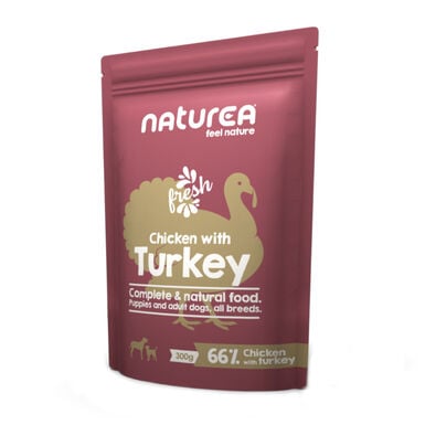 Naturea Frango e Peru sobre para cães