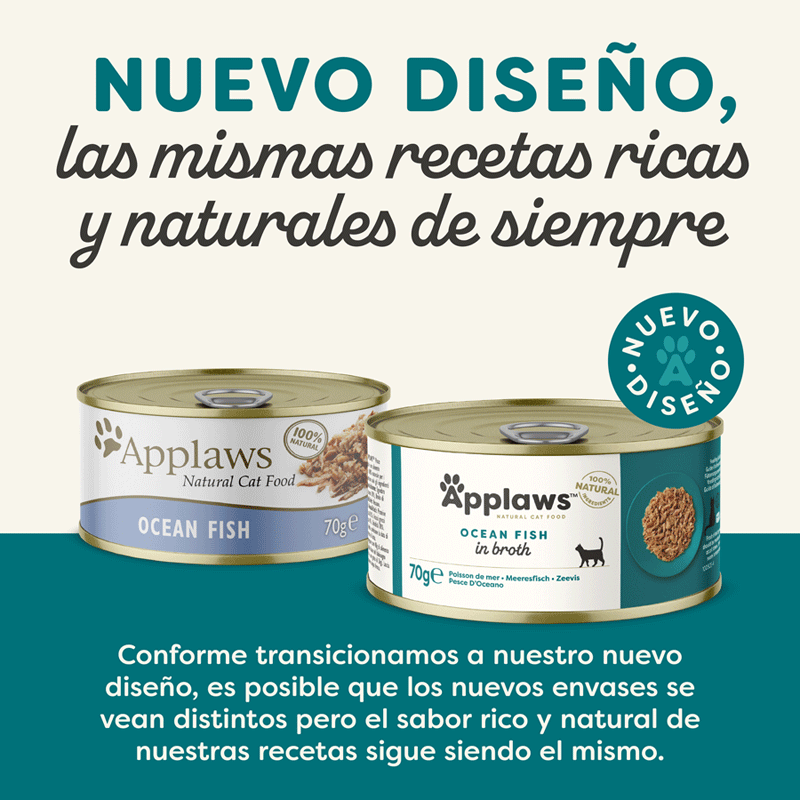 70 g Applaws Peixe Azul em lata para gatos, , large Imagem n&uacute;mero 2
