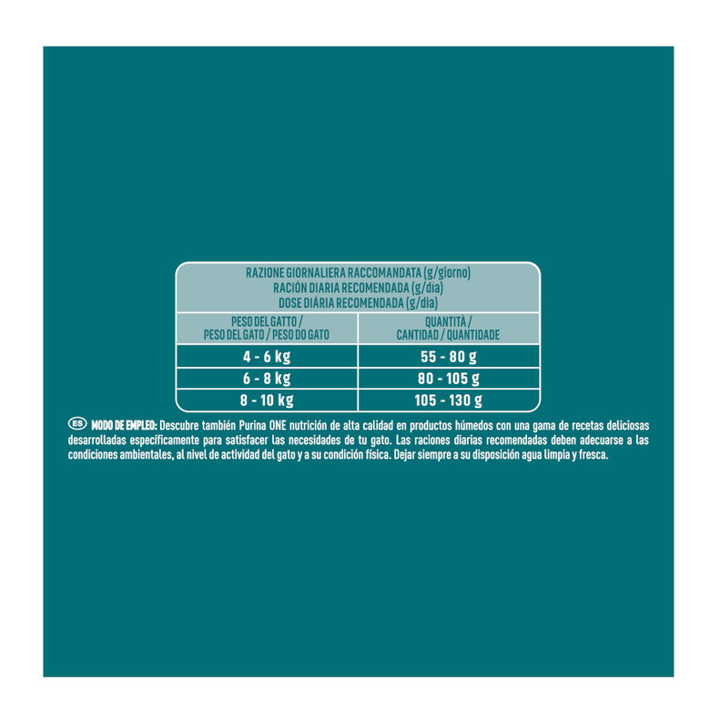 2.8 kg Purina One Adult Bifensis Esterilizado Salmão ração para gatos,  Imagem número 3 2.8 kg Purina One Adult Bifensis Esterilizado Salmão ração para gatos, , large Imagem número 3