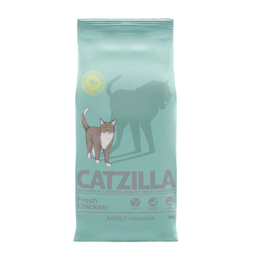 2 kg Catzilla Adult Sterilised Ra&ccedil;&atilde;o para Gatos Esterilizados, , large Imagem n&uacute;mero 1