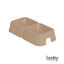 Leeby Comedouro Duplo Quadrado Taupe para c&atilde;es, , large Indicador imagem n&uacute;mero 2