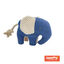 Tootoy! Comfort Denim Elephant peluche com som para cães, , large Indicador imagem número 1