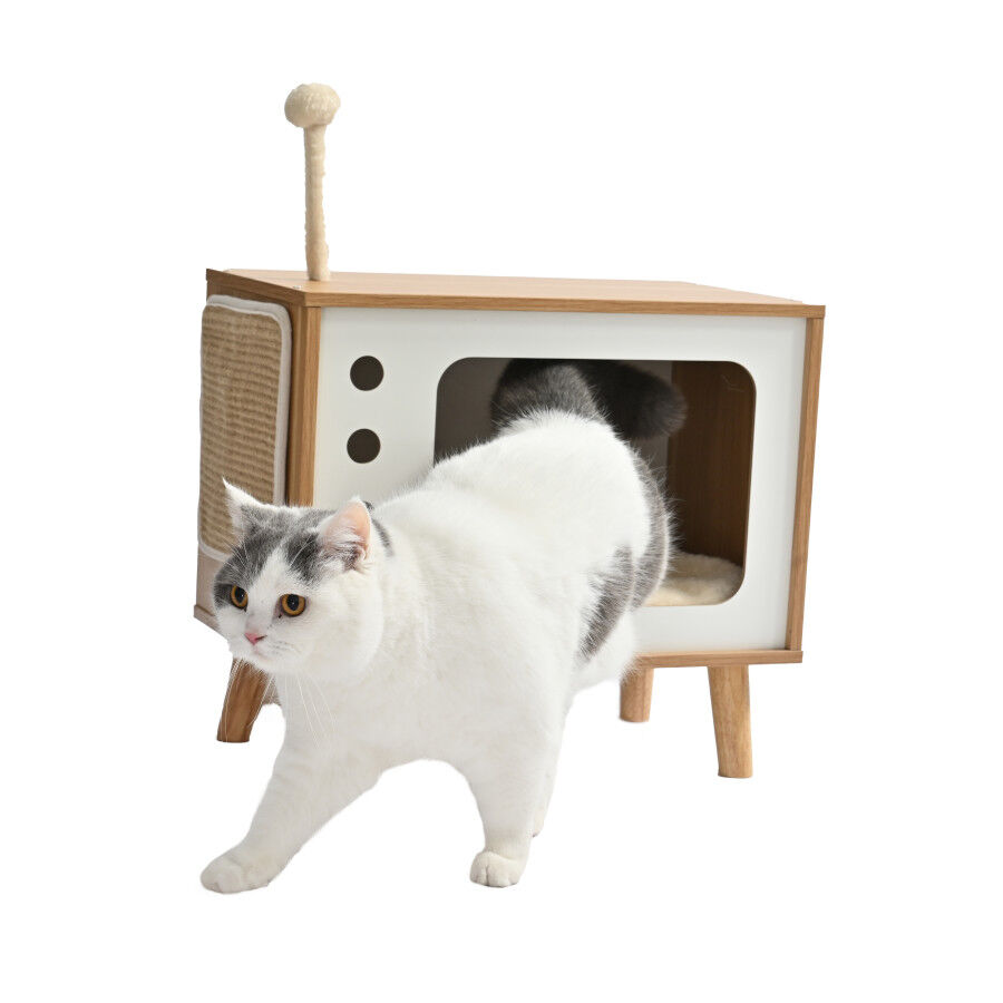 Leeby Thierre TV cama nido arranhador para gatos, , large Imagem n&uacute;mero 9