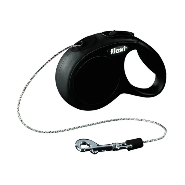 Flexi New Classic Trela Extensível Preta para gatos,  Imagem número 2 Flexi New Classic Trela Extensível Preta para gatos, , large Imagem número 2