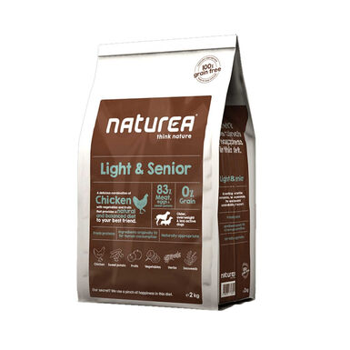 Naturea Light & Senior Think Nature Frango Ração para cães