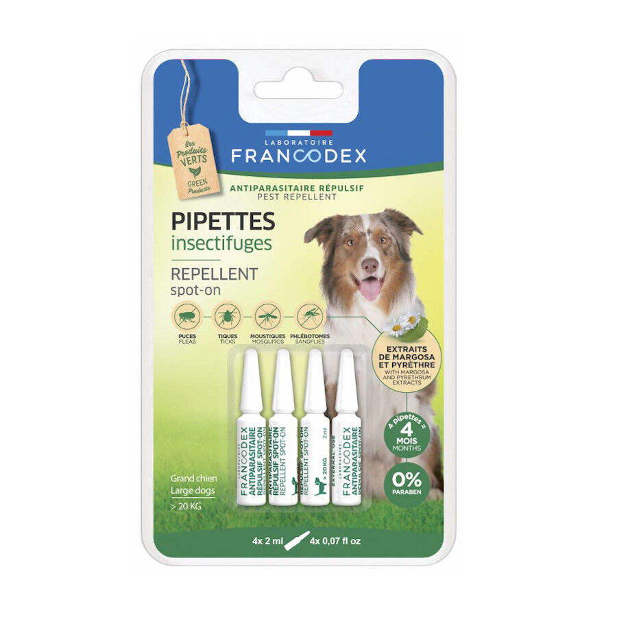 Francodex Pipetas Repelentes para c&atilde;es de porte grande, , large Imagem n&uacute;mero 1