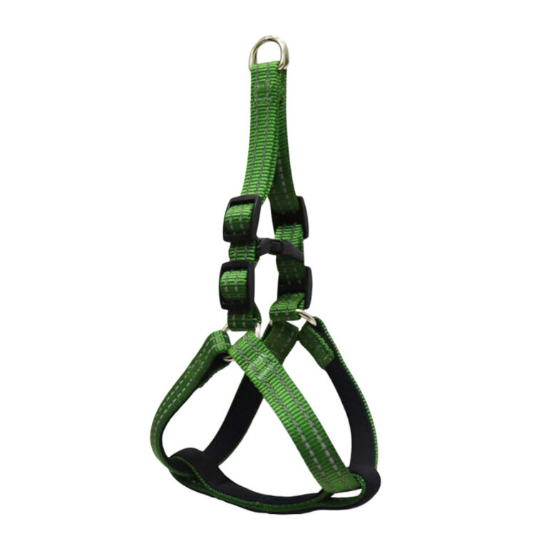 Gotoo Peitoral verde de nylon para cães,  Imagem número 1 Gotoo Peitoral verde de nylon para cães, , large Imagem número 1