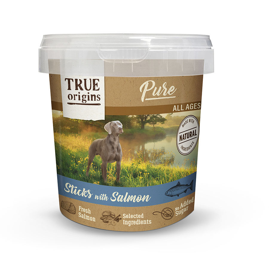 True Origins Pure Sticks Salm&oacute;n para perros Imagem n&uacute;mero 1