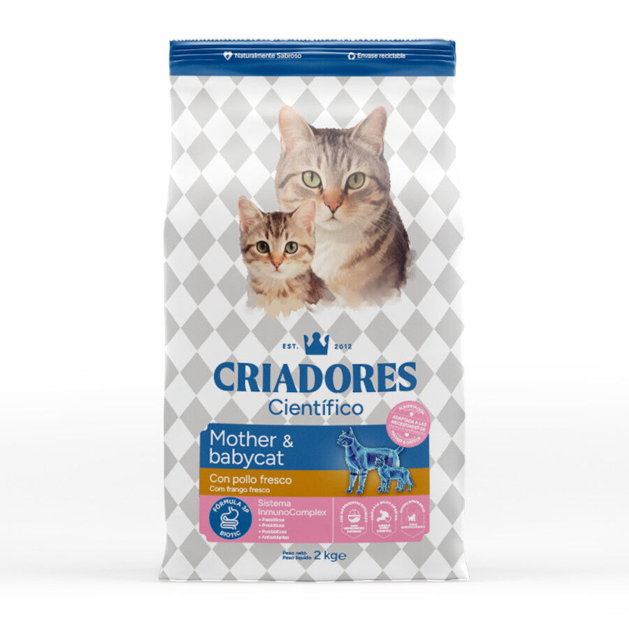 Criadores Cient&iacute;fico Mother&BabyCat Ra&ccedil;&atilde;o de frango para gatos, , large Imagem n&uacute;mero 1