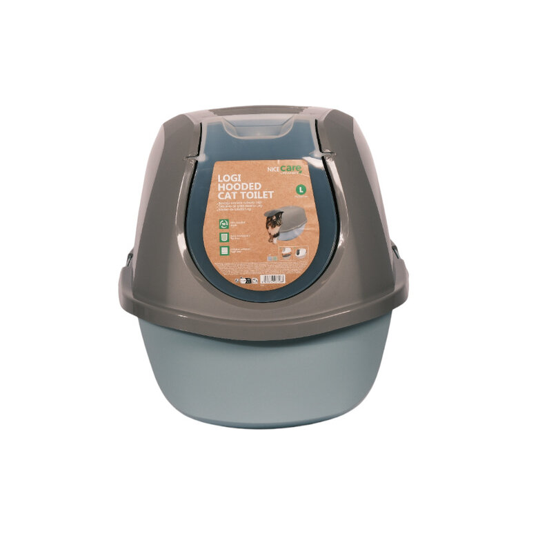 Nice Care Eco Caixa de areia Smart azul e verde para gatos,  Imagem número 4 Nice Care Eco Caixa de areia Smart azul e verde para gatos, , large Imagem número 4