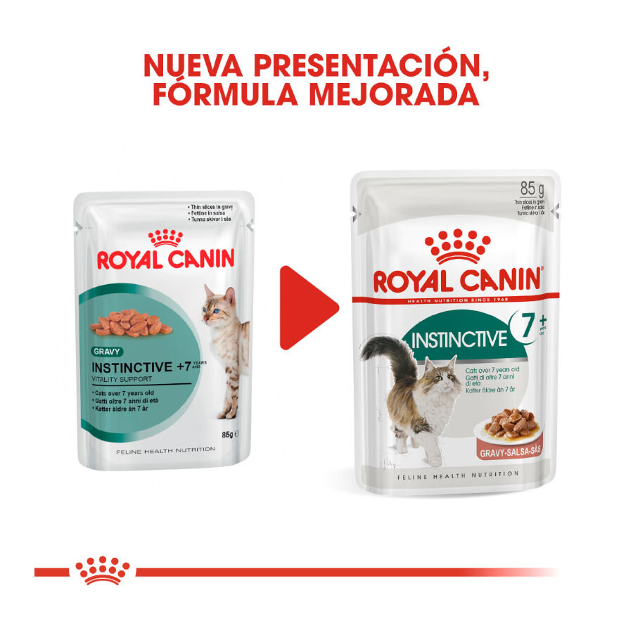 85 g Royal Canin Senior 7+ Instinctive saquetas para gatos, , large Imagem n&uacute;mero 3
