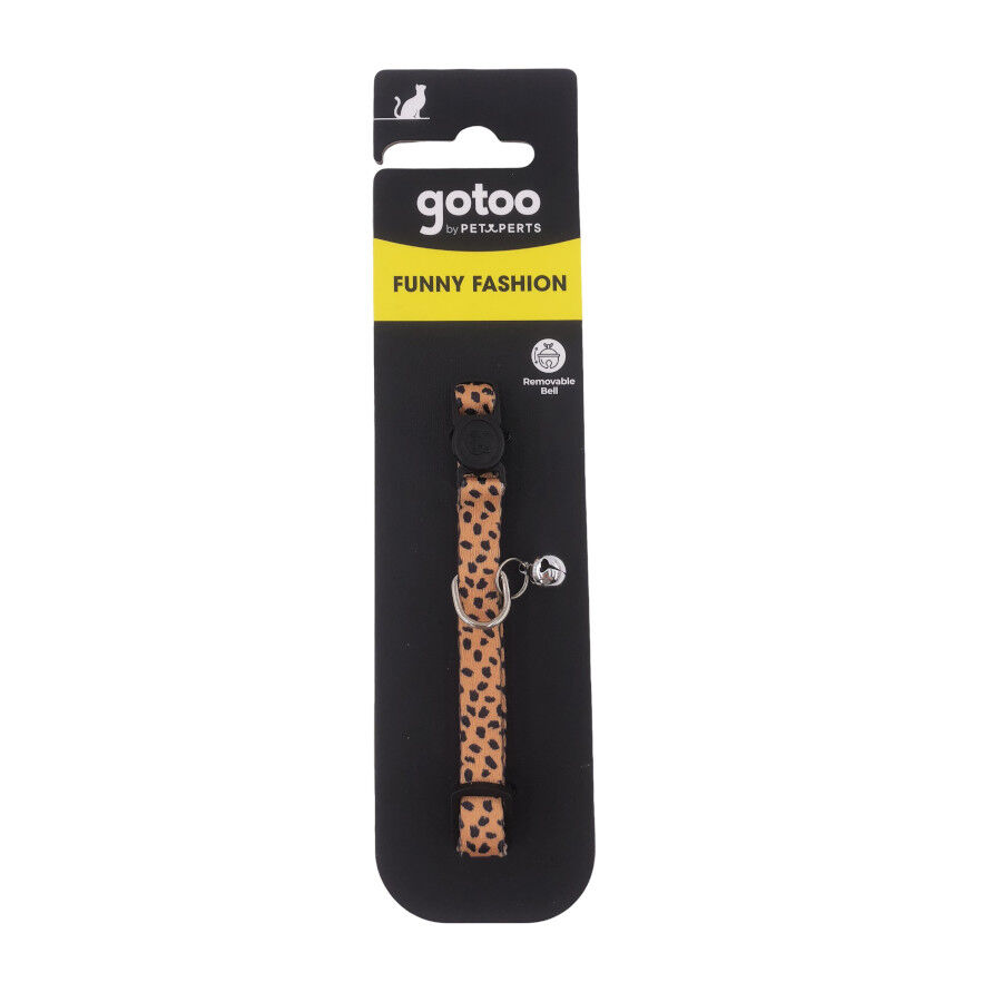 Gotoo Coleira nylon castanha para gatos, , large Imagem n&uacute;mero 4