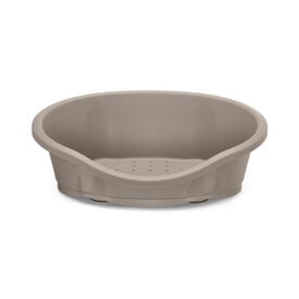 Imac Dido Cama Plástica Castanha para cães e gatos