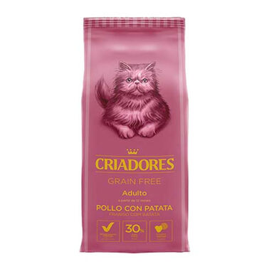 Criadores Grain Free Frango ração gatos