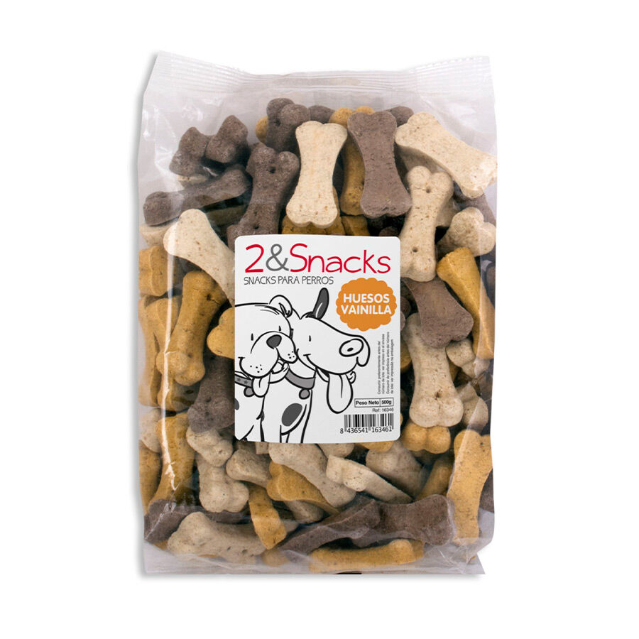 500 g 2&Snacks Biscoitos de Ossos para c&atilde;es, , large Imagem n&uacute;mero 1