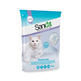 Sanicat Diamonds Areia S&iacute;lica para gatos