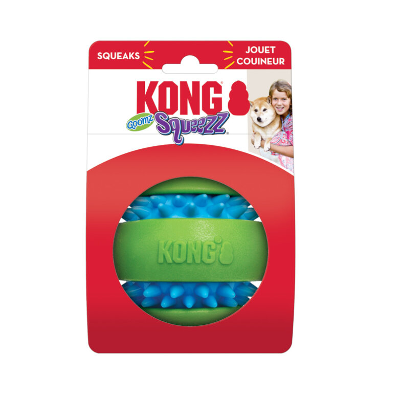 Kong Squeezz Goomz Bola com relevo para cães,  Imagem número 2 Kong Squeezz Goomz Bola com relevo para cães, , large Imagem número 2