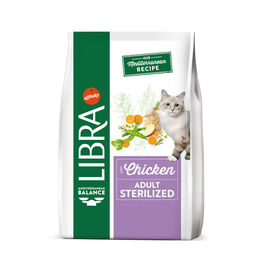 Libra Adult Sterilized Frango ração para gatos