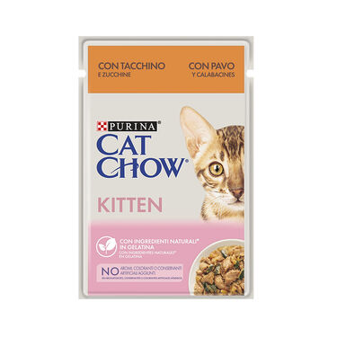 Cat Chow Kitten Peru em Geleia saqueta