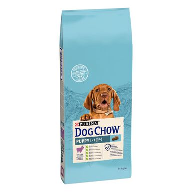 Dog Chow Puppy com cordeiro ração para cachorros