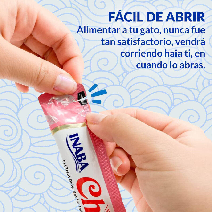 4 saquetas x 14 g Churu Snack Cremoso de Atum com Vieiras para gatos, , large Imagem n&uacute;mero 4