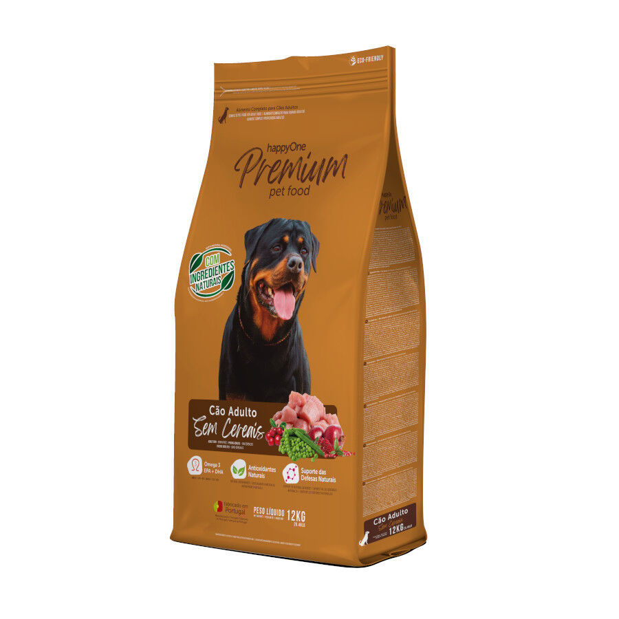 happyOne Premium Grain Free ra&ccedil;&atilde;o de frango para c&atilde;es, , large Imagem n&uacute;mero 1