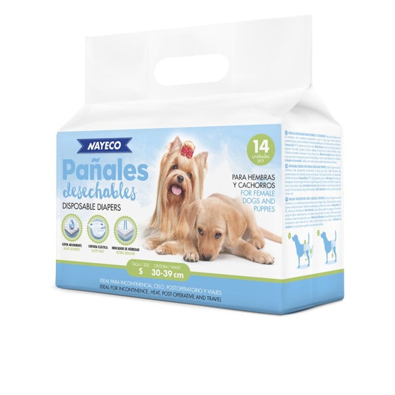 Nayeco Fralda S para Cães,  Imagem número 1 Nayeco Fralda S para Cães, , large Imagem número 1