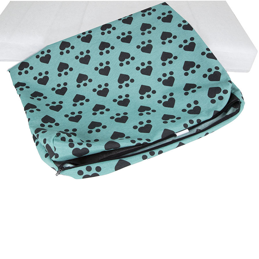 Dogzzz Capa de Colch&atilde;o para animais com Cora&ccedil;&otilde;es e Patas, , large Imagem n&uacute;mero 2