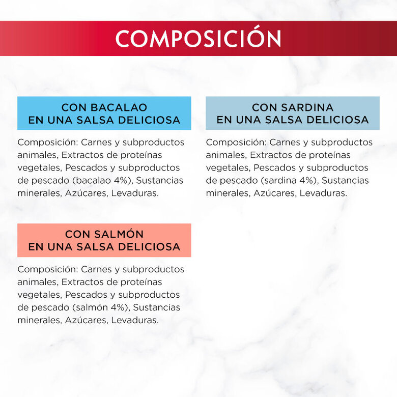 6 saquetas x 50 g Purina Gourmet Mon Petit Seleção Peixes em molho para gatos,  Imagem número 7 6 saquetas x 50 g Purina Gourmet Mon Petit Seleção Peixes em molho para gatos, , large Imagem número 7