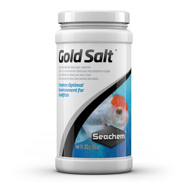 Tratamento de água de aquário com sal Seachem Gold