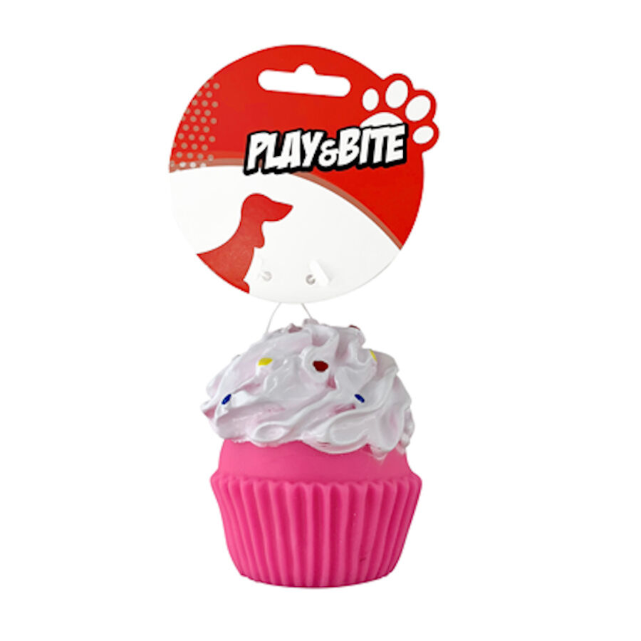 Play&Bite Cupcake de brinquedo para c&atilde;es, , large Imagem n&uacute;mero 1