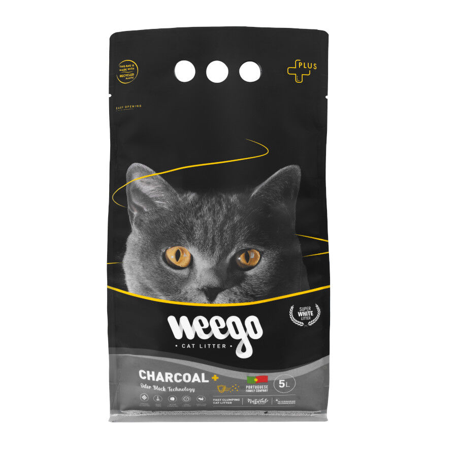 Weego Active Charcoal Plus Areia aglomerante para gatos, , large Imagem n&uacute;mero 1