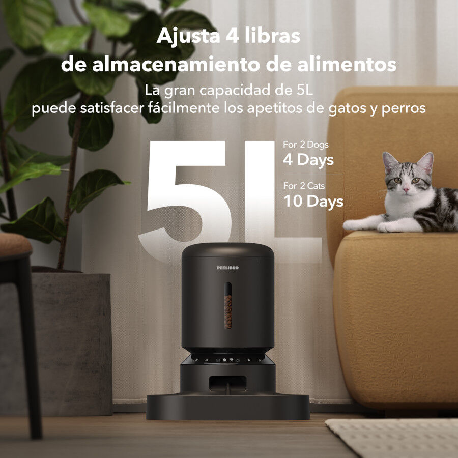 Petlibro Granary Comedouro Autom&aacute;tico com Dupla Bandeja para c&atilde;es e gatos, , large Imagem n&uacute;mero 9