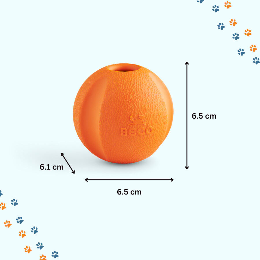 BECO Bola de apanhar laranja para c&atilde;es, , large Imagem n&uacute;mero 3