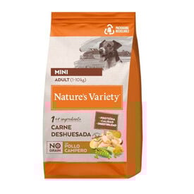 Nature's Variety No Grain Adult Mini Frango ração para cães