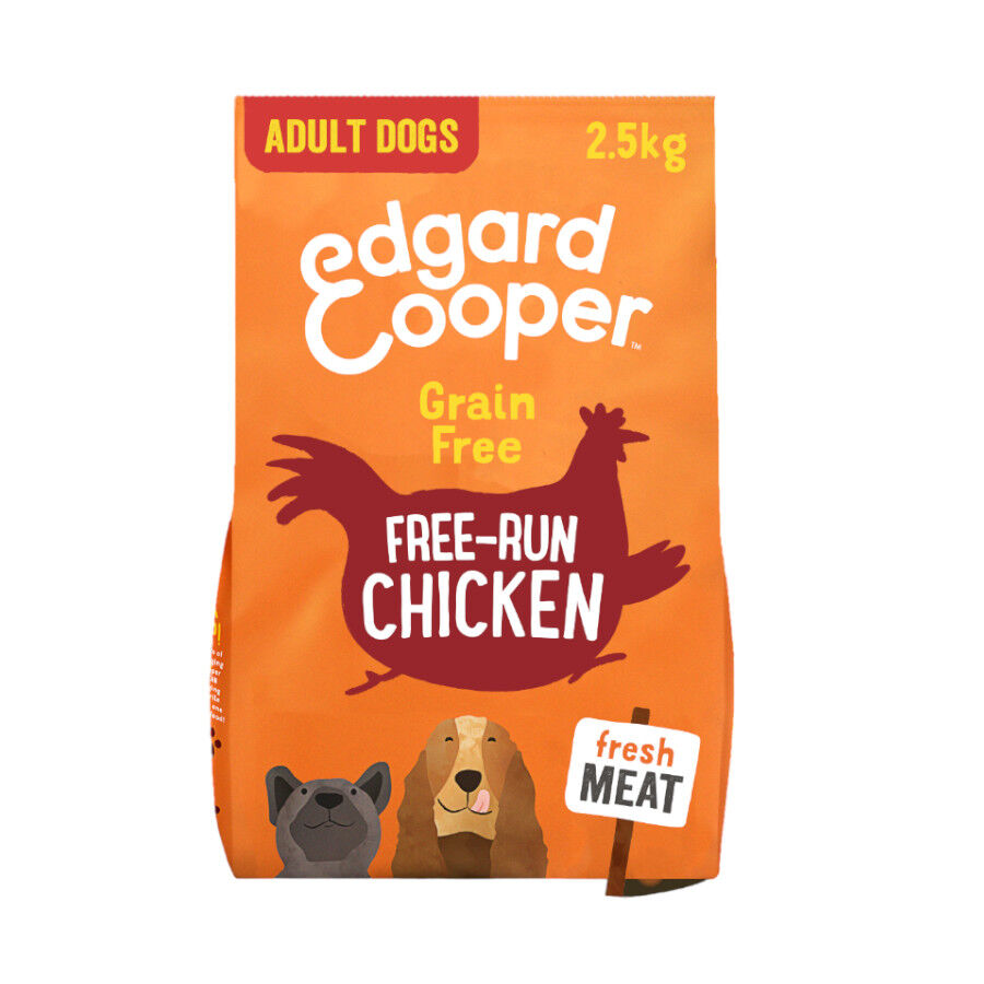 2.5 kg Edgard & Cooper Adult Frango ra&ccedil;&atilde;o para c&atilde;es, , large Imagem n&uacute;mero 1