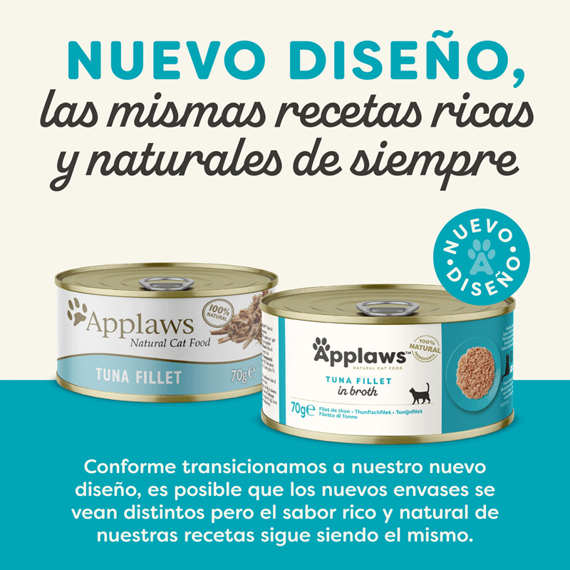 70 g Applaws filete de atum em lata para gatos, , large Imagem n&uacute;mero 2