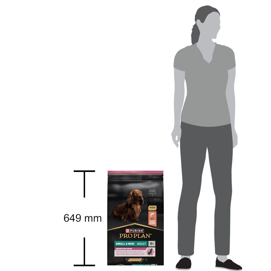 Purina Pro Plan Adult Sensitive Skin Ra&ccedil;&atilde;o de Salm&atilde;o para c&atilde;es, , large Imagem n&uacute;mero 2