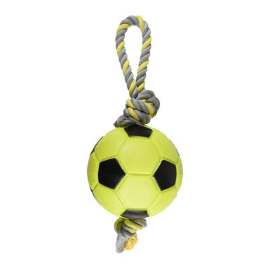 Flamingo Bola Verde com Corda para cães 