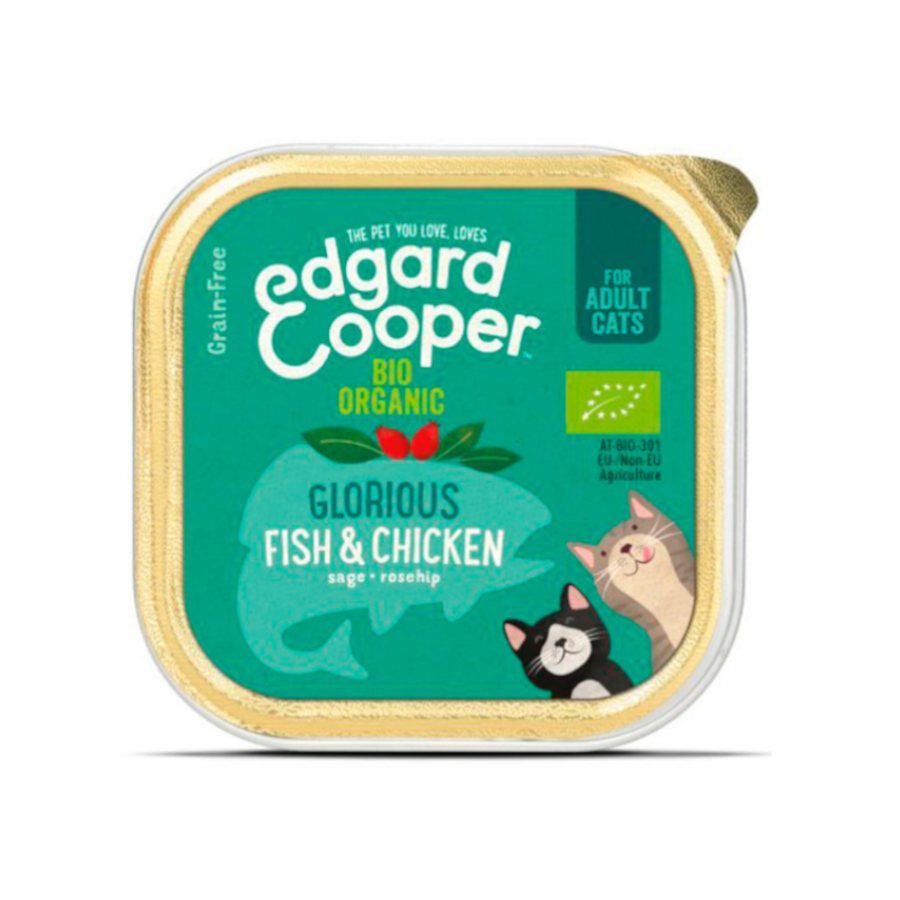 85 g Edgard y Cooper Grain Free frango e peixe terrina para gatos, , large Imagem n&uacute;mero 1