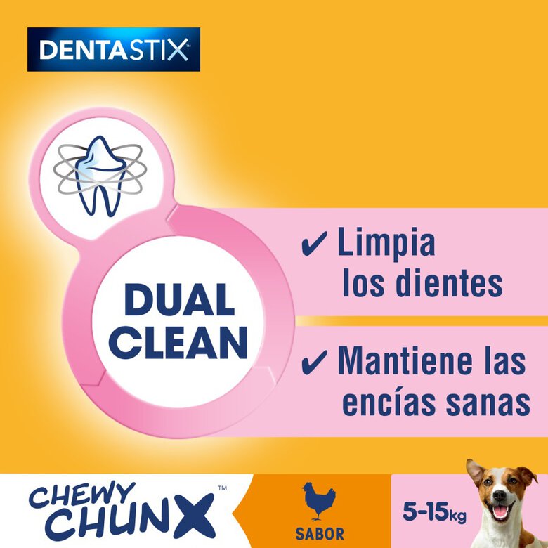 68 g Pedigree Dentastix Chewy Chunx Snacks Dentários Frango para Cães Pequenos,  Imagem número 7 68 g Pedigree Dentastix Chewy Chunx Snacks Dentários Frango para Cães Pequenos, , large Imagem número 7