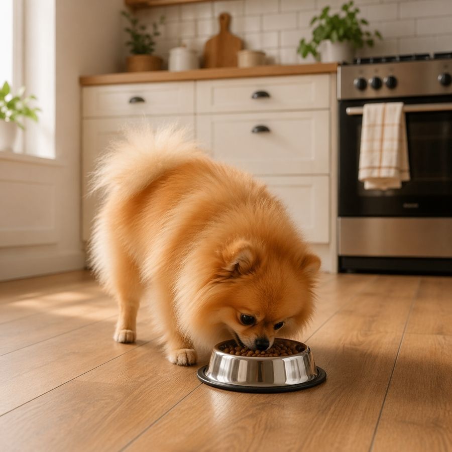 Leeby Comedouro de Metal com Anel de Silicone para c&atilde;es, , large Imagem n&uacute;mero 1