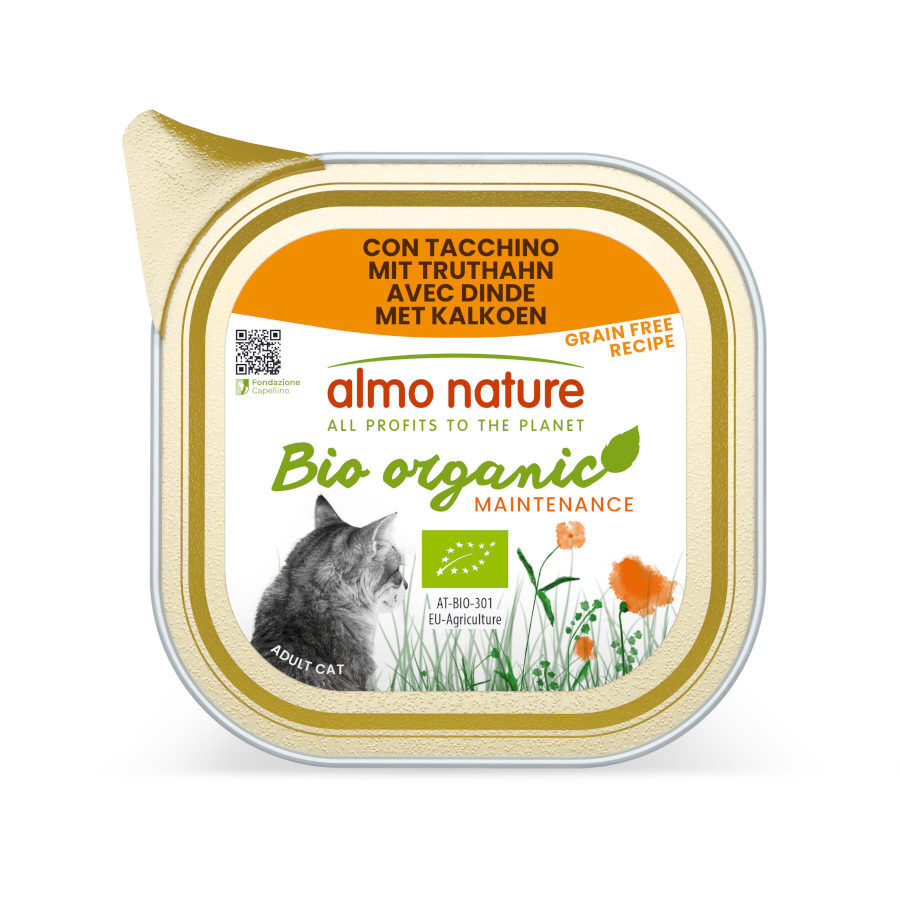 85 g Almo Nature Bio Organic Maintenance Granel Free Turkey para gatos, , large Imagem n&uacute;mero 1