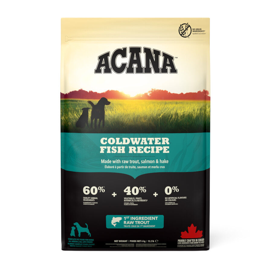 6 kg Acana Coldwater Fish ra&ccedil;&atilde;o para c&atilde;es, , large Imagem n&uacute;mero 1